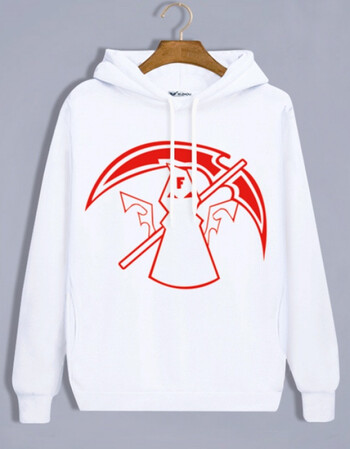 fff团服动漫卫衣男女连帽加绒异端审判团二次元长袖衣服外套秋冬 【4