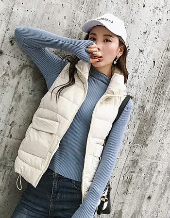 羽绒棉马甲女短款冬季韩版潮2018新款女士大码宽松棉服背心厚坎肩 mj