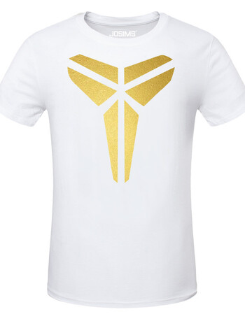 josims-烫金标志 科比kobe 篮球运动原创夏装男潮纯棉短袖t恤衣服上衣