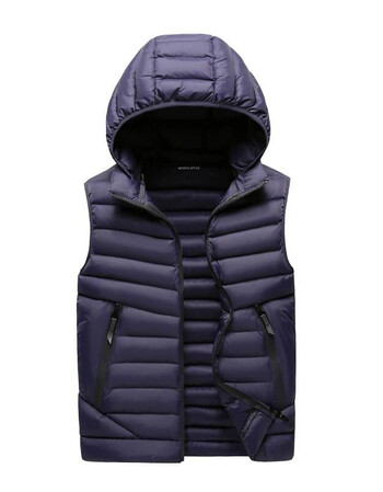 [京东好店]高端奢华2019春季新款羽绒棉马甲男轻薄款背心坎肩马夹男士