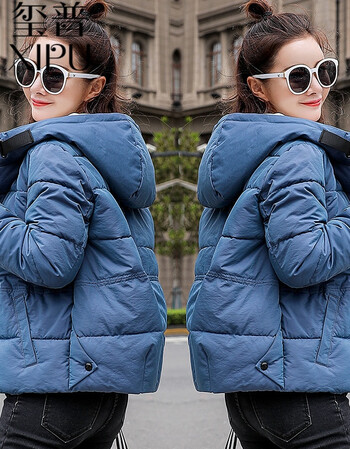 女装 棉服 玺普 玺普2018新款棉衣女短款面包服森系小棉袄宽松羽绒棉