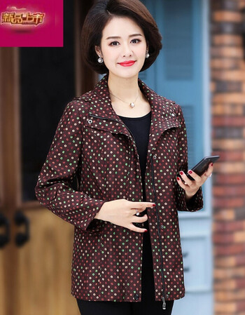 女装 中老年女装 wpkds ㊣【京东优选】妈妈外套女秋冬装新款加厚中年