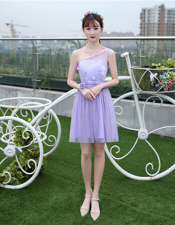 2018新款伴娘服短款气质优雅伴娘团礼服短裙宴会姐妹裙春夏晚礼服 20