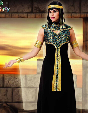 儿童节cosplay服装摄影服饰演出服派对聚会角色扮演古埃及皇后裙 xl