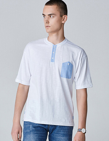 jasonwood潮牌 夏季男士纯色托尼领短袖t恤 白色 m【图片 价格 品牌