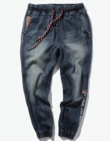 oniarai鬼洗 新品潮牌小脚牛仔裤 地藏惠比寿束脚裤牛仔裤 7j4403 77