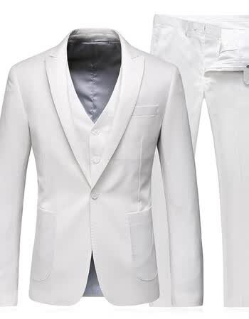 花花公子贵宾镂空图-8个码4色2017新款男士精品高端西服套装三件套