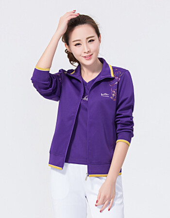 春秋新装南韩丝三件套运动服女士中老年大码休闲运动套装晨练舞服sn2