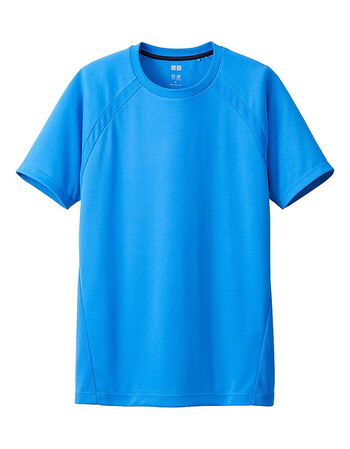男装dry ex圆领t恤(短袖) 152823 优衣库uniqlo 天蓝色 175/100a(l)