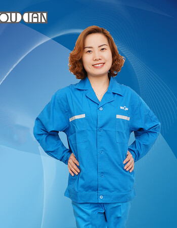 蔻闲(kouxian)美的长袖夏装工作服单上衣维修安装售后新款 美的夏长袖