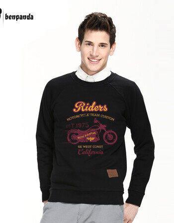 benpanda熊猫本潮牌套头卫衣情侣款外套男女w029 灰色 180/xl