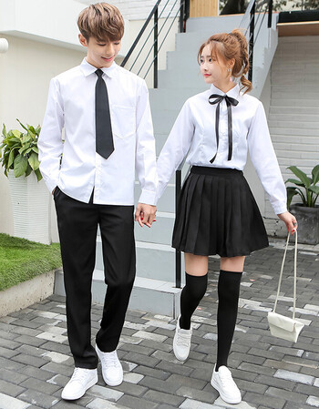 日韩班服水手服学生校服套装裙学院风校服男女白衬衫日系jk制服 jk