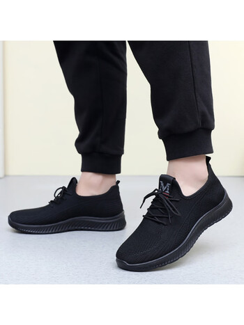 足力健爸妈鞋春秋男鞋休闲运动鞋软底防滑爸爸鞋老北京布鞋特大码