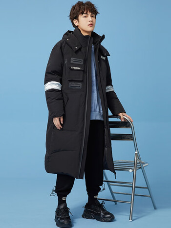 优衣库uniqlo跨境冬季新款羽绒服男长款过膝防寒保暖情侣款羽绒覅中长