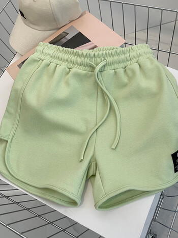 浪莎langshains超火休闲运动短裤女夏季宽松显瘦外穿热裤阔腿居家子