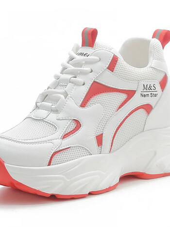 rtsy轻奢品牌内增高运动鞋女单鞋2022年春季新款百搭拼色厚底日系风