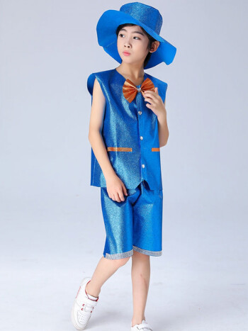 稚气熊儿童环保时装秀衣服男女童服装六一儿童节演出服装幼儿园儿童