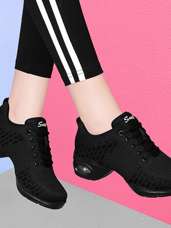 斯凯奇舞鞋女款广场舞跳舞软底运动中老舞蹈鞋妈妈休闲春秋女鞋子