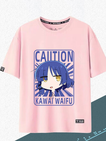 舒裟日系动漫孤独摇滚山田凉周边衣服男女二次元后藤一里短袖夏t恤