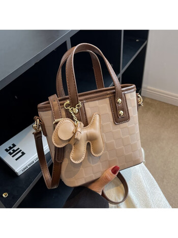 酷奇袋鼠小包包女包2023新款秋冬时尚女士感质感小众斜挎包手提水桶包