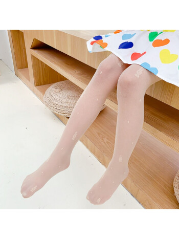 涟画中大童2-13岁小孩子夏天穿的儿童肉色丝袜夏季女童连裤袜薄款透气