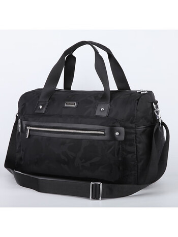 圣大保罗单肩斜挎手提轻便行李包大容量出差旅游男士商务旅行包小七夕