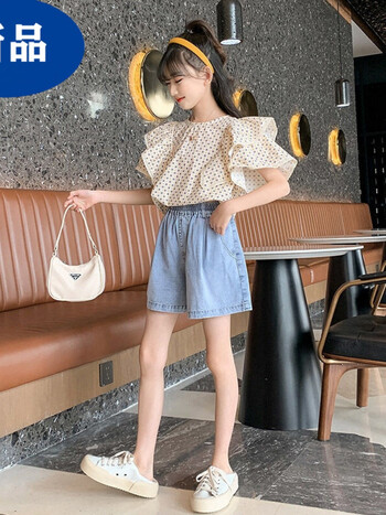 史努比女孩子衣服夏季中童女装11岁小孩子套装夏天9一12岁中大童小