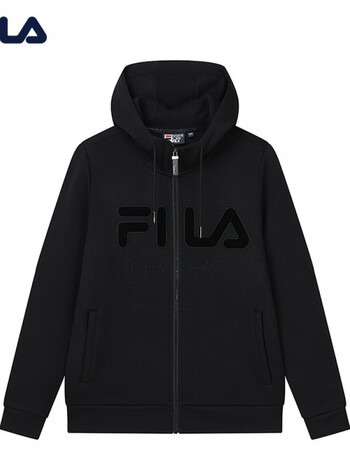 fila斐乐男装官方男子运动外套2022年春季新款针织百搭运动夹克男商场