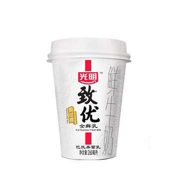 【京东商城】 光明 随心订 致优全鲜乳尊享杯260ml 鲜牛奶纯牛奶 杯装