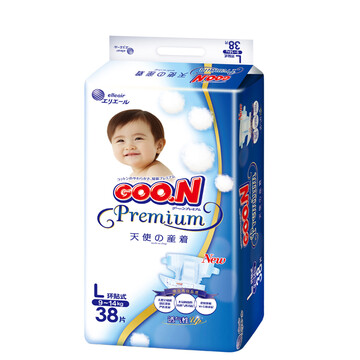 n) 天使纸尿裤 l38片 大号尿不湿(9-14kg) hydwtsznkl38