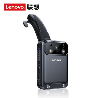 联想(Lenovo)DSJ-G4执法记录仪高清 微型随身摄像64G 网络WiFi 4G 触屏实时远程传输 对讲定位黑色