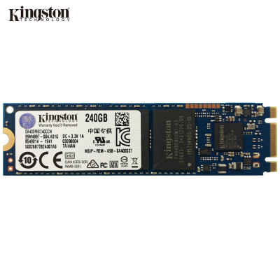 金士顿(Kingston) 240GB SSD固态硬盘 M.2接口(SATA总线) A400系列