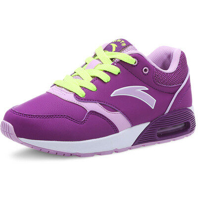 安踏童鞋女童运动鞋气垫休闲鞋2015冬跑步运动鞋新款32548836 紫 37
