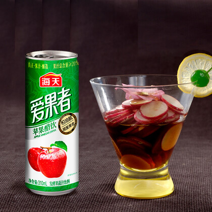 海天 醋 爱果者苹果醋饮料 310ml*12(整箱)中华老字号 - uni-uni系列
