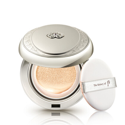 后whoo拱辰享雪玉凝水氛光彩气垫粉底液21spf50pa15g2自然美白遮瑕