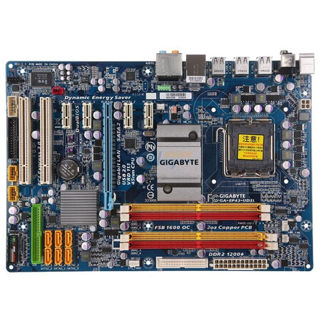 技嘉(gigabyte)ga-ep43-ud3l主板 rev 1.1(intel p43/lga 775)