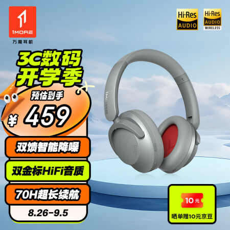 万魔（1MORE）HC905头戴式蓝牙耳机 SonoFlow...