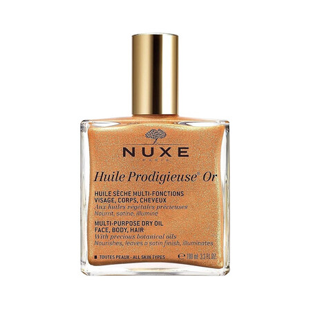 Nuxe 护理精油100ml 晶莹精油含珍珠贝母金粉