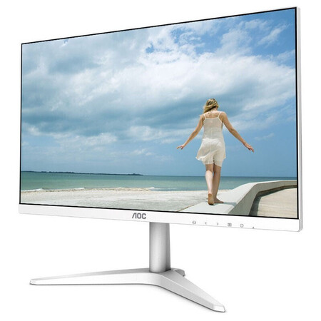 aoc显示器238英寸1080p全高清75hzva技术广视角窄边框家用游戏办公