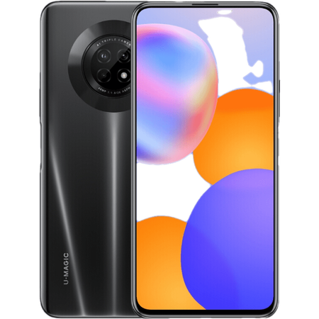 华为智选 优畅享 20 plus 5g 40w 90hz高刷真全屏 幻夜黑 官方标配6gb