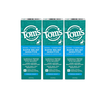Tom's of Maine 无氟快速缓解敏感牙膏...
