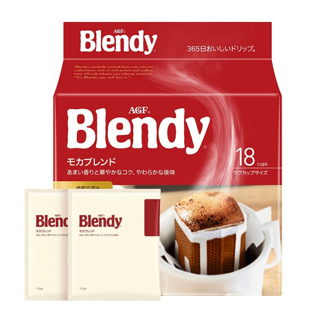 日本原装进口 AGF Blendy挂耳咖啡 摩卡咖啡 7g*...
