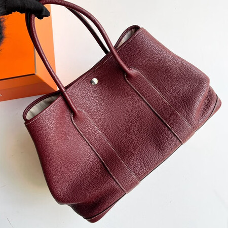 【二手95新】爱马仕(hermes)garden party36 花园包 女士手提包 酒