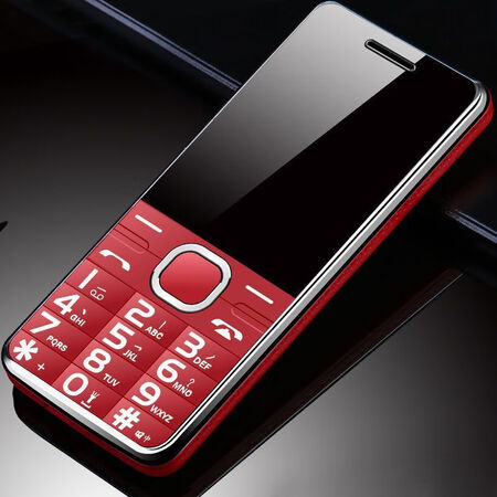 华为老人手机超长待机老年人cdma老人机电信版大屏老年机手机红色4g全