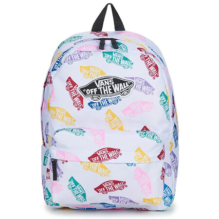 VANS/范斯女包休闲运动户外双肩背包大容量学生书包白色20...