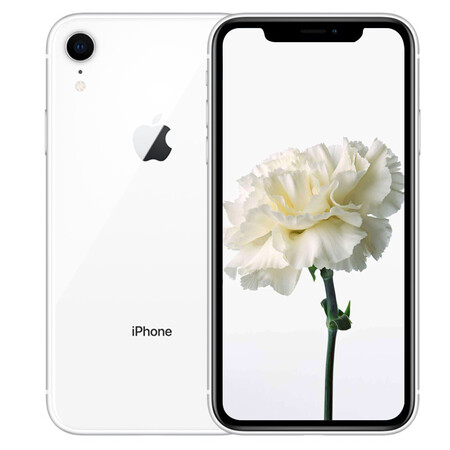 apple iphone xr 移动联通电信4g手机 双卡双待 白色 64gb