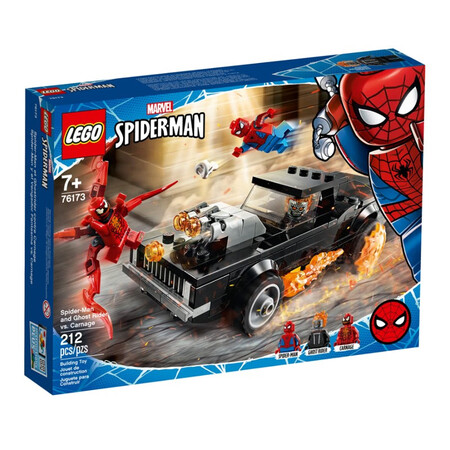 乐高(LEGO)积木 超级英雄系列76173 蜘蛛侠与恶灵骑...