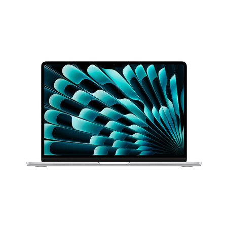 Apple/苹果 13.6英寸AI笔记本 MacBookAir 2024 M3(8+8核)8G+256G 银色电脑 MRXV3CH/A