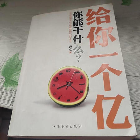 给你一个亿你能干什么查立中国华侨出版社9787511318862
