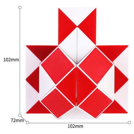得力(deli)36段魔尺 百变魔尺魔蛇弹力结构 儿童减压益智生日礼物玩具